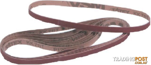 File Sander Belts Aluminium Oxide 533 x 25mm 80 Grit Pferd 75435738 Pkt : 10