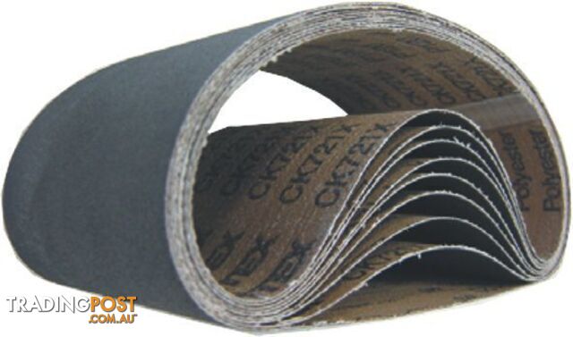 Portable Sanding Belts 610mm x 75mm 80 Grit Silicon Carbide Pferd 75436765 Pkt...