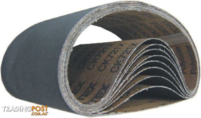 Portable Sanding Belts 610mm x 75mm 320 Grit Silicon Carbide Pferd 75436958 Pkt...