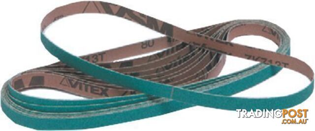 File Sander Belt Zirconia 20 X 520 ZT 60 Grit Pferd 75437256 Pack of 10