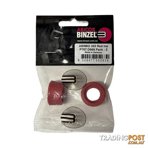 Head Insulation D12.2/16.5 Raspberry Red Binzel 767.D637.5 Pack of 2 - photo 1 of 1