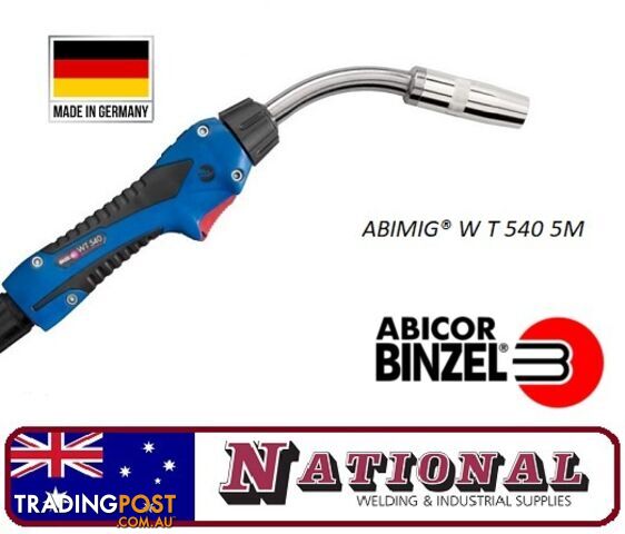 Mig Gun Water Cooled Abimig WT540 5 Metres Binzel 788.0124.1 - photo 4 of 4