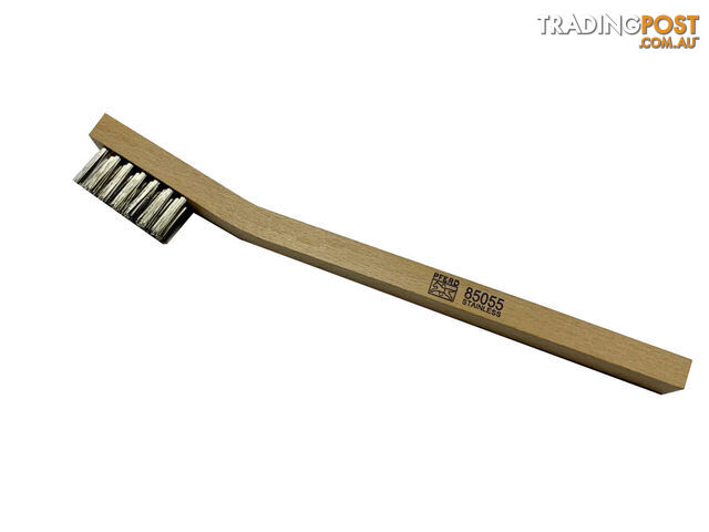 Welder's Toothbrush Stainless Steel Inox Wire Wood Handle 79185055