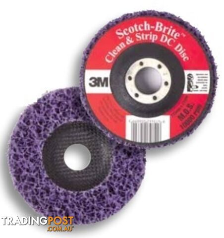 Clean & Strip Scotch-Briteâ¢ 115mm x 22mm Purple 3Mâ¢ AT019439671 Each