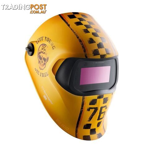 3M Speedglas 100 Series Graphic Auto Darkening Welding Helmet Motor 752920