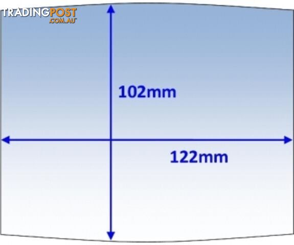 Clear Outer Lens 122 X 115mm PKT:10 CL122115-10