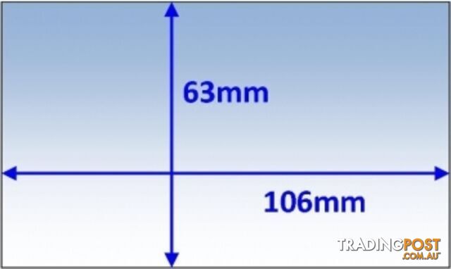 Clear Inner Lens 106 X 63mm Suits Weldclass Platinum 600 / WIA View FX & Miller Elite