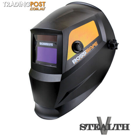 Eco Series Electronic Welding Helmet Stealth V Bossweld 700141