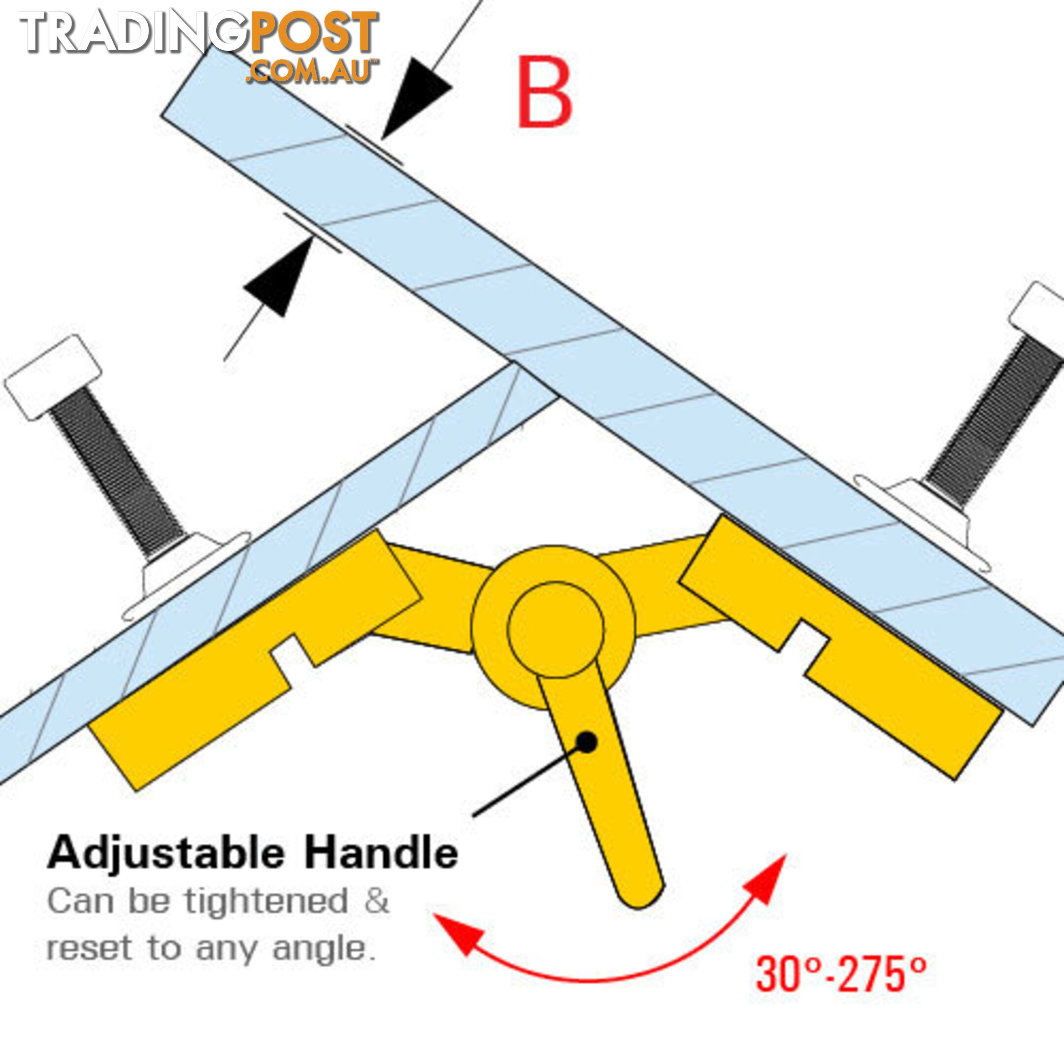 Adjustable Bracket Angle Clamping Plier Set PA634