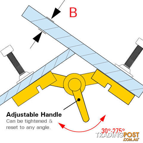 Adjustable Bracket Angle Clamping Plier Set PA634