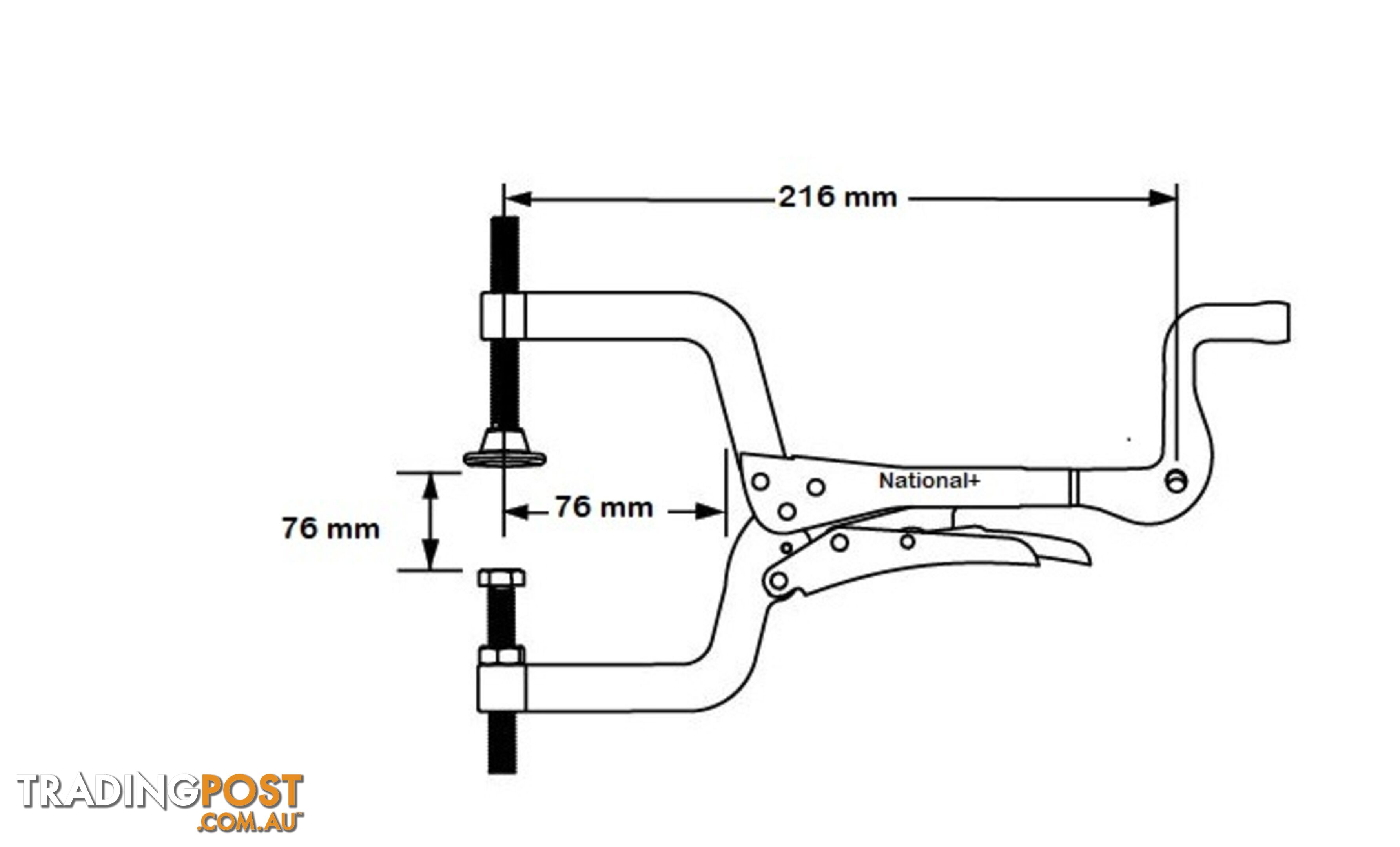 Adjustable Bracket Angle Clamping Plier Set PA634