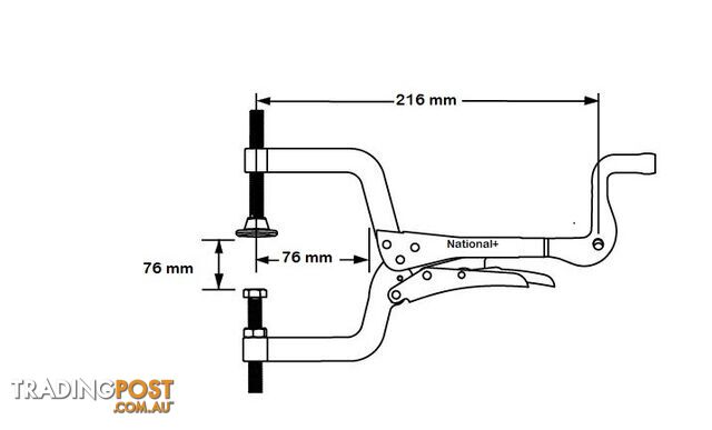 Adjustable Bracket Angle Clamping Plier Set PA634