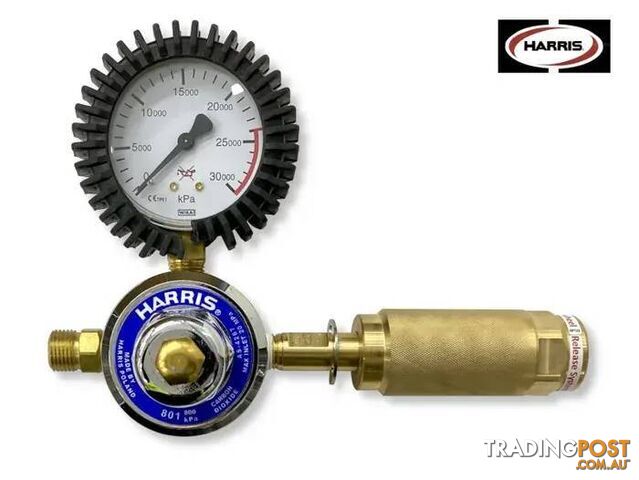 801 CO2 Reg 800kpa (Preset) (T30 Handwheel With NRV) Harris 801Z3781