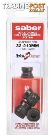 Quick Change Saber Mandrel Adaptors for large saws 8070-QCLA