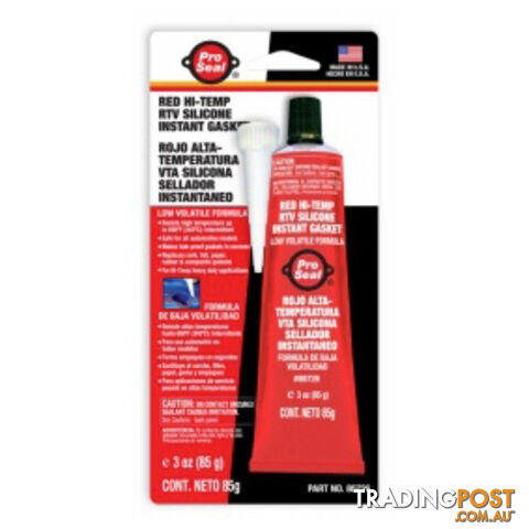 RTV Red Hi Temp 317g Cartridge 80726