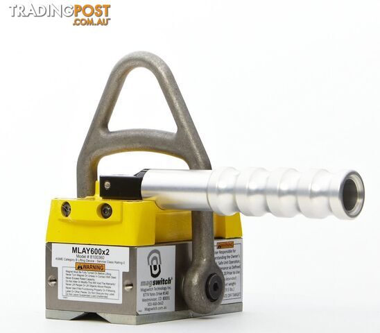 MLAY600 x 2 Lifting Magnet Magswitch 8100360