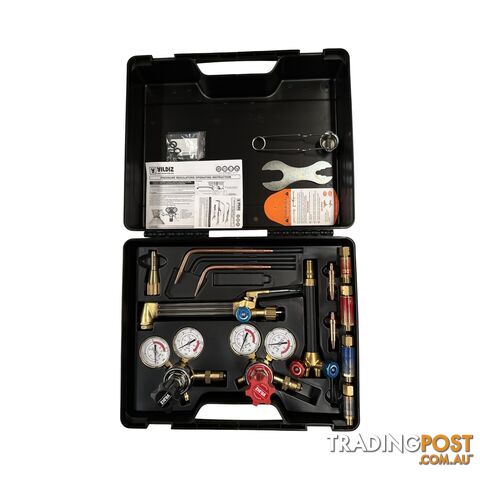 Oxy-Acet Cutting Welding Kit With 4 FBA Yildiz 8210A-AU