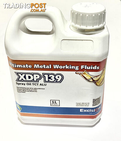 Aluminium Cutting Spray Oil 1 Litres XDP 139 TCT ALU Excision 82360-1