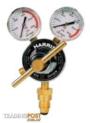 Harris Model 825 Oxygen Pressure reg, snap safe side Inlet, 0-1000kpa