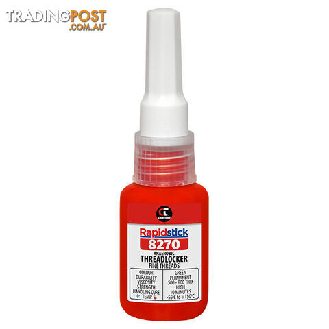 8270 Threadlocker 10ml High Strength Low Visc