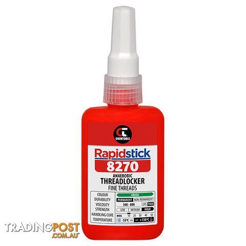 8270 Threadlocker 50ml High Strength Low Visc