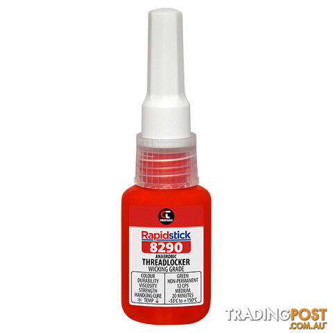 8290 Threadlocker 10ml Med Strength Low Visc