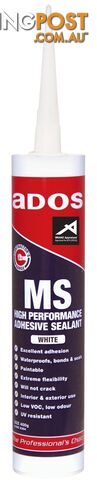 High Performance Adhesive Sealant White Cartridge 300 Grams CRC MS 8361