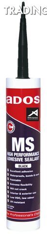 High Performance Adhesive Sealant Black Cartridge 400 Grams CRC MS 8363