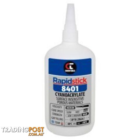 Rapidstick 8401 Cyanoacrylate Instant Adhesive 500g General Purpose