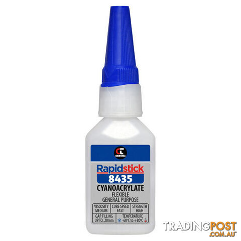 8435 Instant Adhesive 20g Toughened Clear