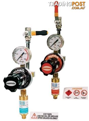 Harris Oxygen Pipeline reg Kit, 0-1000kpa, S/Lok inlet