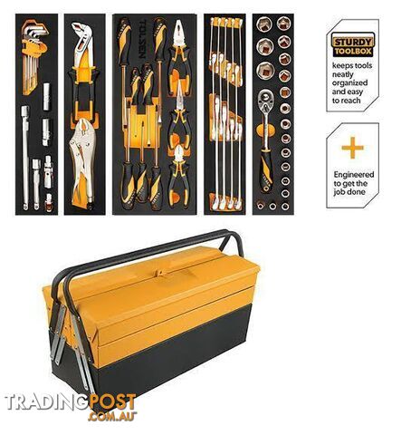 60PCS Tool Set Tolsen 85401