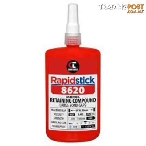 8620 Retaining Compound 250ml High Strength/High Temp