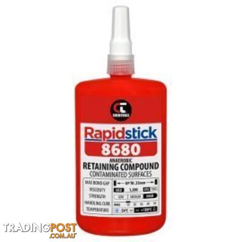 8680 Retaining Compound 250ml Very High Strength