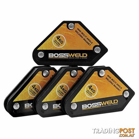 Multi Angle Mini Magnet 4 Pack Bossweld 886028
