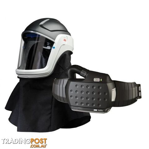 M-Series Flip-Up Face Shield & Safety Helmet M-407 with Heavy-Duty Adflo PAPR Respirator 3M™ 890407HD - photo 2 of 3