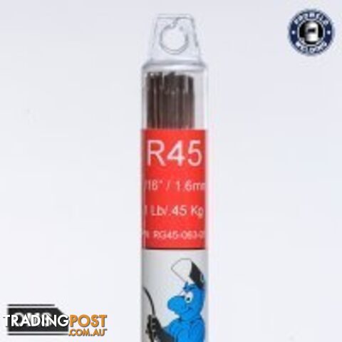 2.4mm 0.50 Kg Carbon Steel RG45 Tig & Oxy Welding Rods Blue Demon OMS24M