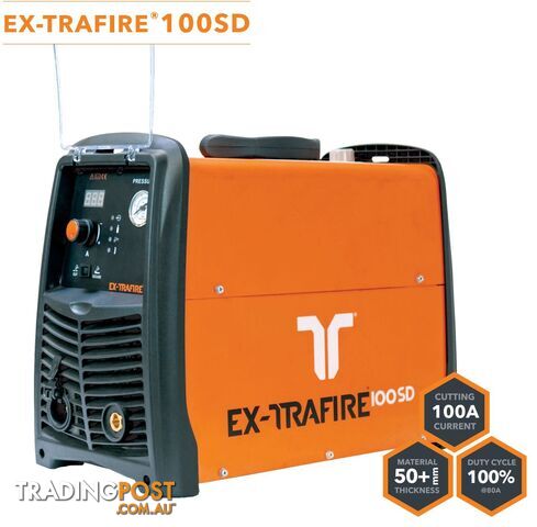 Plasma Cutter 100SD With 15 Metres Hand Torch Ex-Trafire EX100SD-H15M