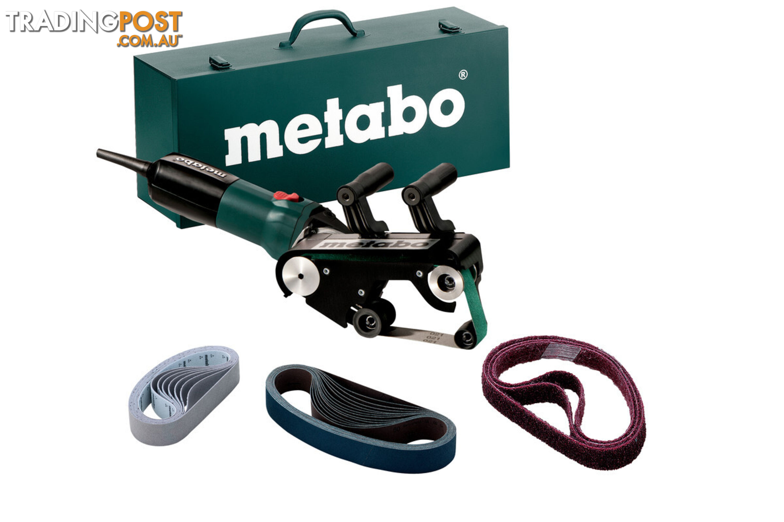 Tube Belt Sander Set RBE 9-60 SET 900W Metabo 602183510