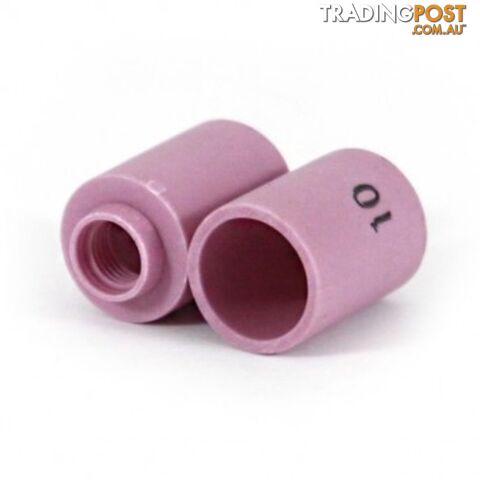 Ceramic Alumina Cup For Collet Body Size 10 Suits 9/20 Torch 13N13 Pkt : 5