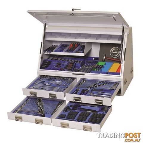 Upright Truck Box Tool Kit 386 Piece 1/4, 3/8, 1/2 & 3/4" Drive Kincrome K1257W