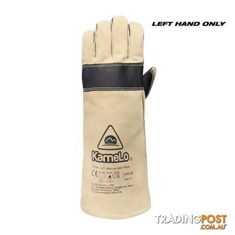 Triple-Layer Heat and Flame Resistant Welding XL Glove (Left Hand Only) KameLo...