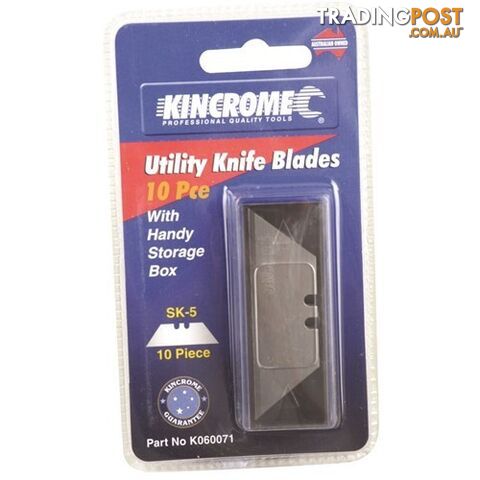 K060071 Utility Knife Blades 10 Piece Kincrome K060071