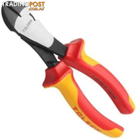 Insulated Diagonal Cutting Pliers Industrial 180mm Tolsen 38127