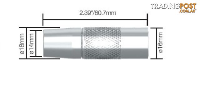 Standard Gas Nozzle PMT25 MMT25 9580101