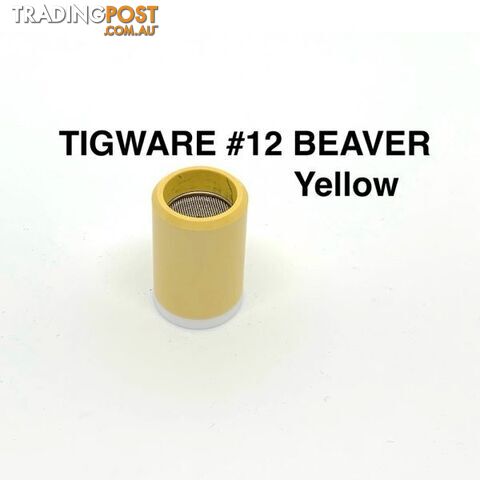 DC TIG Ceramic Nozzles â Super Tough Yellow Size 12 For 9 Series Torch