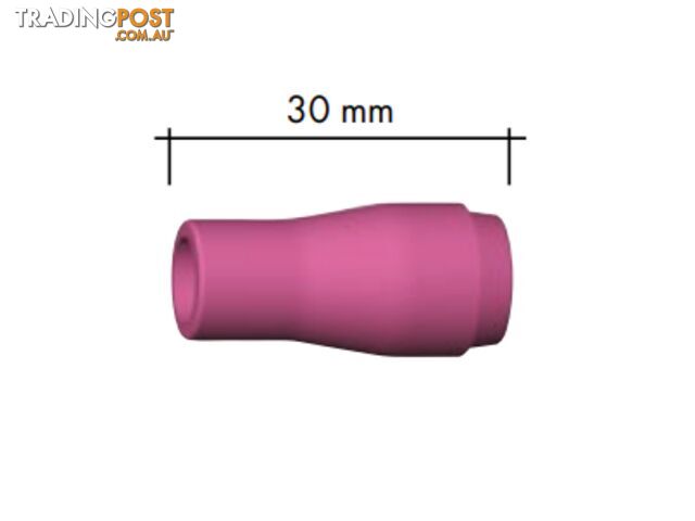 Ceramic Alumina Nozzle For Collet Body Size 5 Suits 9/20 Torch 13N09 Binzel 701.0282 Pkt : 2