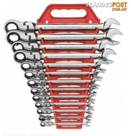 Flexible Combination Ratcheting Wrench Set 13 Piece 9702D