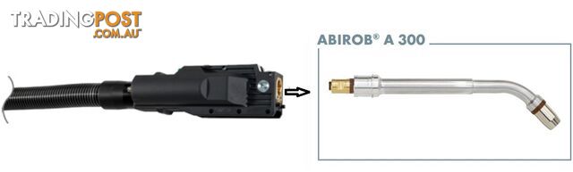 Robotic Air Cooled MIG/MAG Welding Torch 45° Abirob A 300 Neck Binzel...