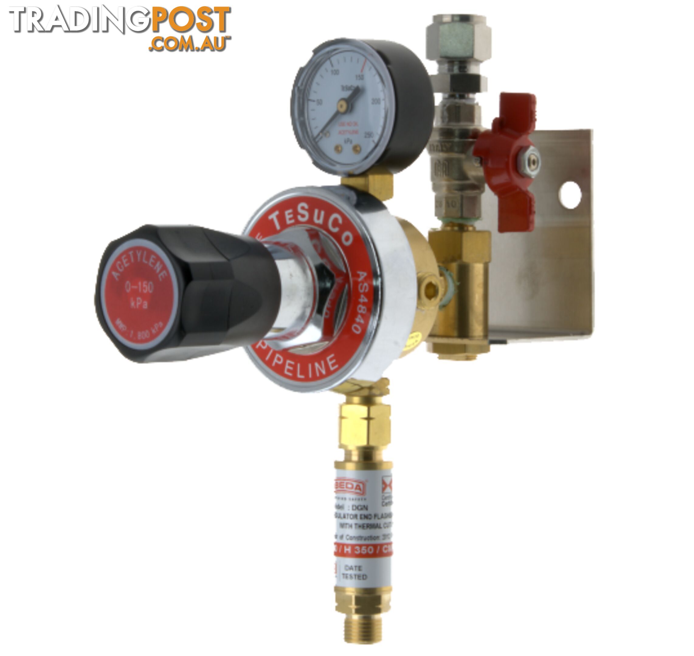Regulated Outlet Point Single Inert Gas